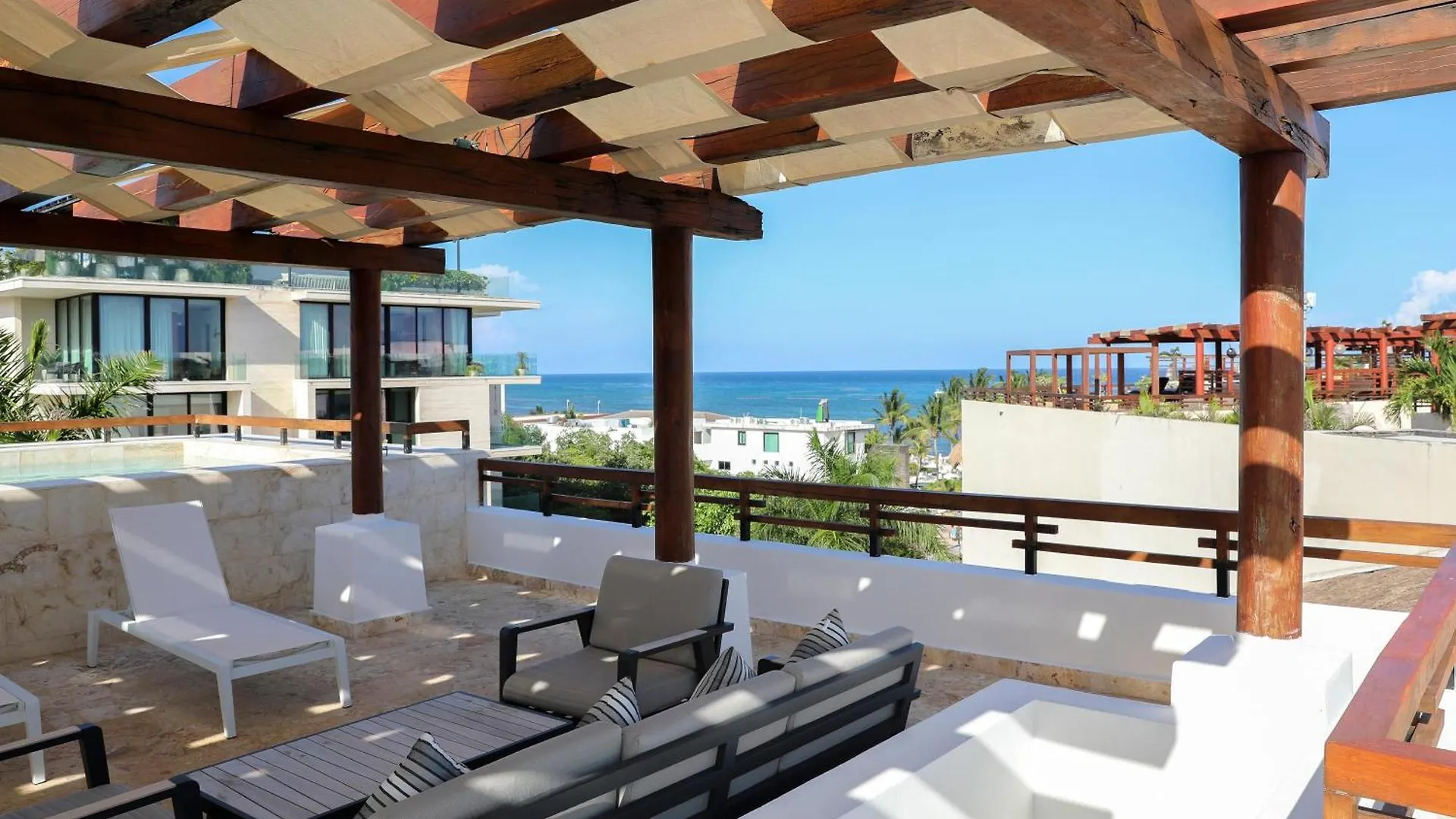 Atc18 2Bed Ocean View Penthouse With Jacuzzi And Private Pool Apartment Playa del Carmen 0*,